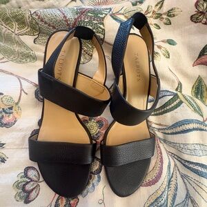 Final price* Talbots Navy Cork Wedge Women’s Sandals